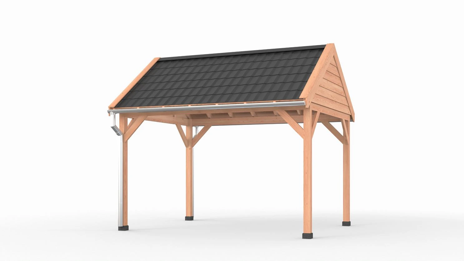 Douglas overkapping zadeldak, 400 x 300, Westwood Comfort - Afbeelding 1